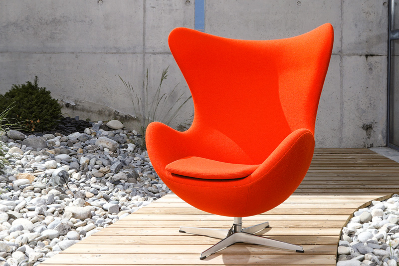 Fauteuil Egg par Fritz Hansen